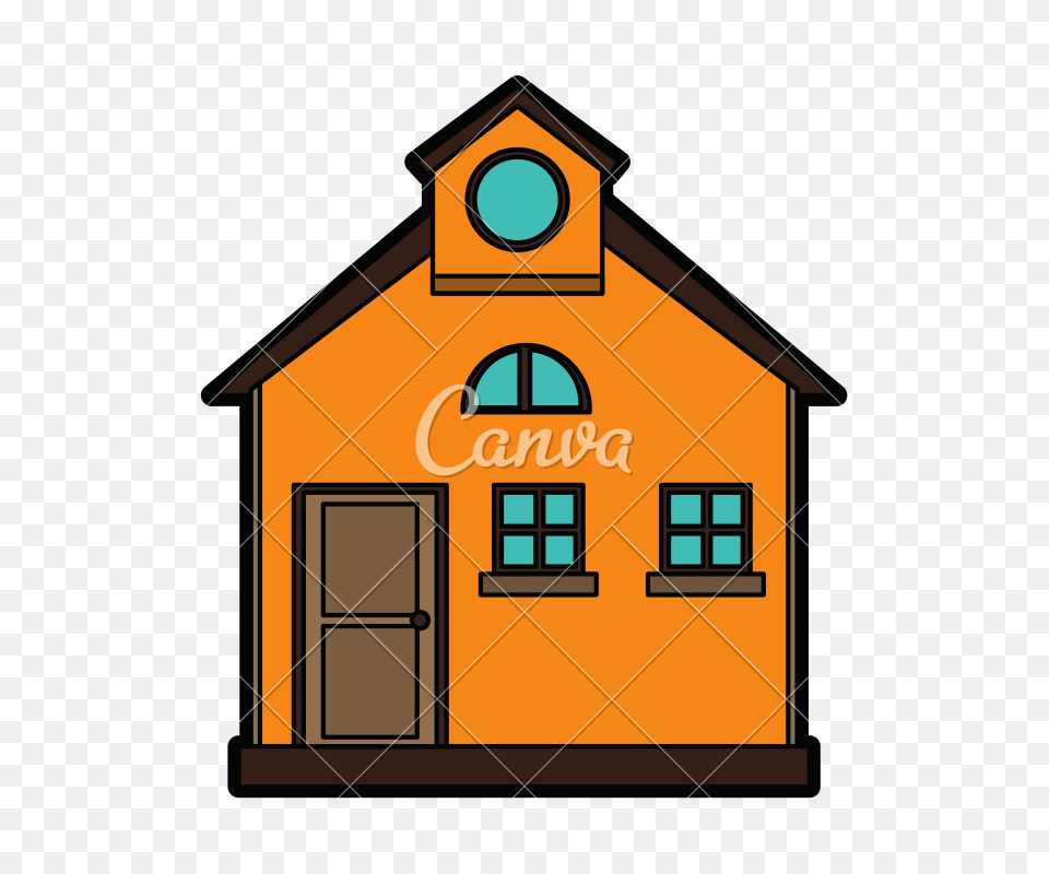 Pretty Family House Vector, Outdoors, Nature Png