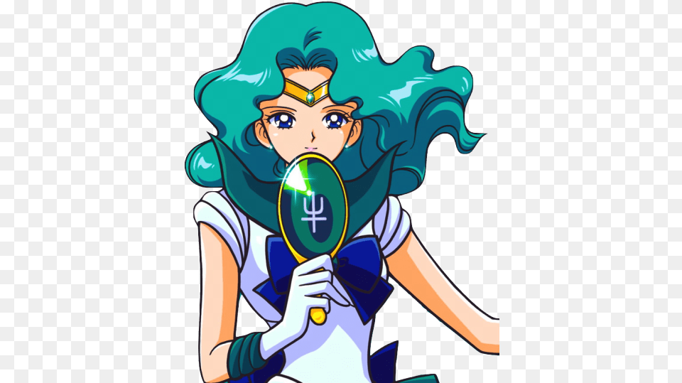 Pretty Guardian In A Sailor Suit Sailor Neptune Wallpaper Phone, Baby, Person, Face, Head Png