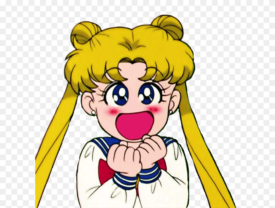 Pretty Guardians Screencaps Sailor Moon Crystal Moon, Baby, Person, Cartoon, Face Png