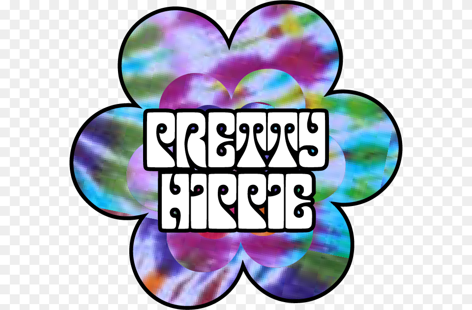 Pretty Hippie, Purple, Sticker, Art Png