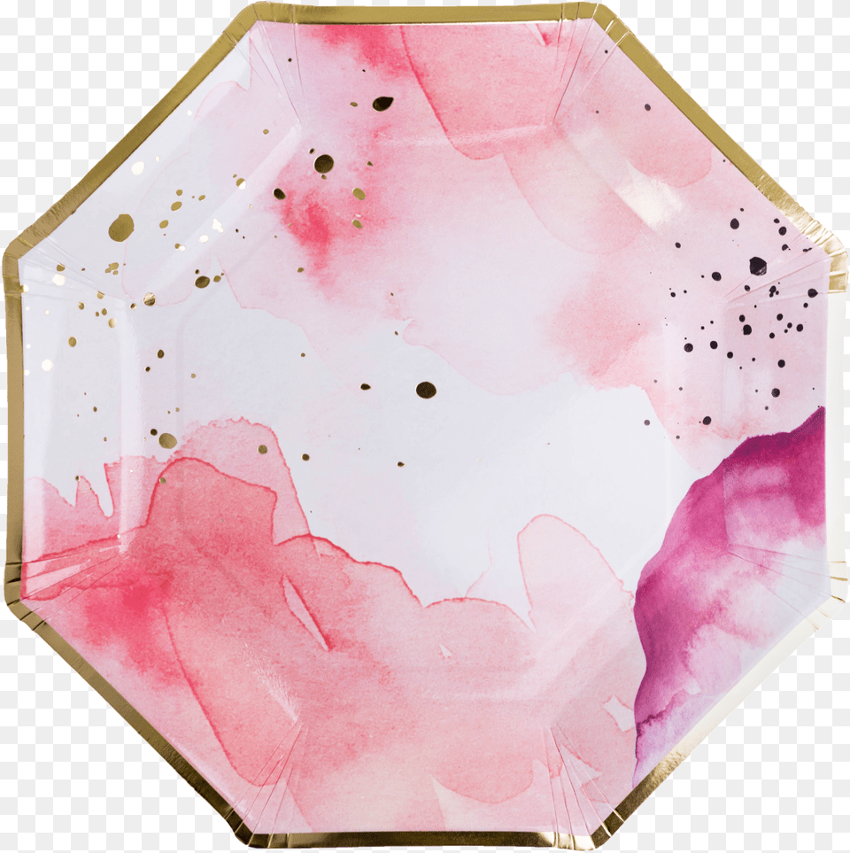 Pretty In Pink Watercolor Food Platter Girly, Crystal, Flower, Mineral, Petal Png