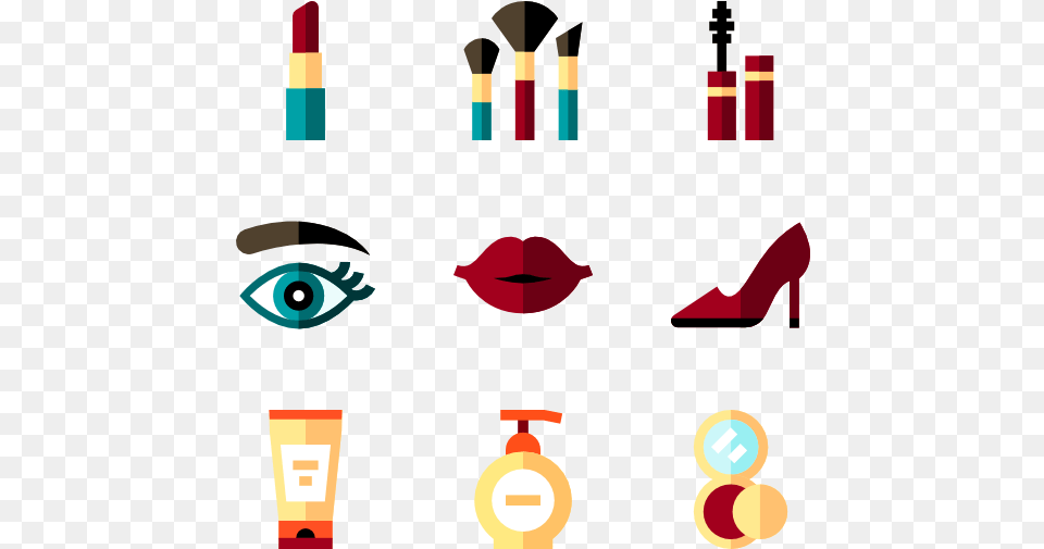 Pretty Make Up Graphic, Clothing, Footwear, High Heel, Shoe Free Transparent Png