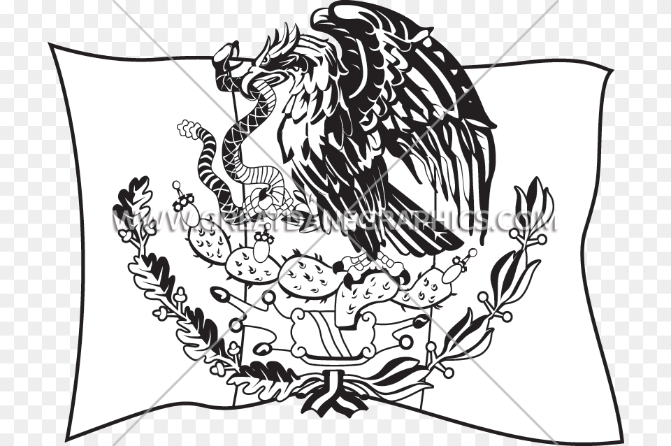 Pretty Mexico Flag Drawing, Art, Pattern, Graphics, Floral Design Png