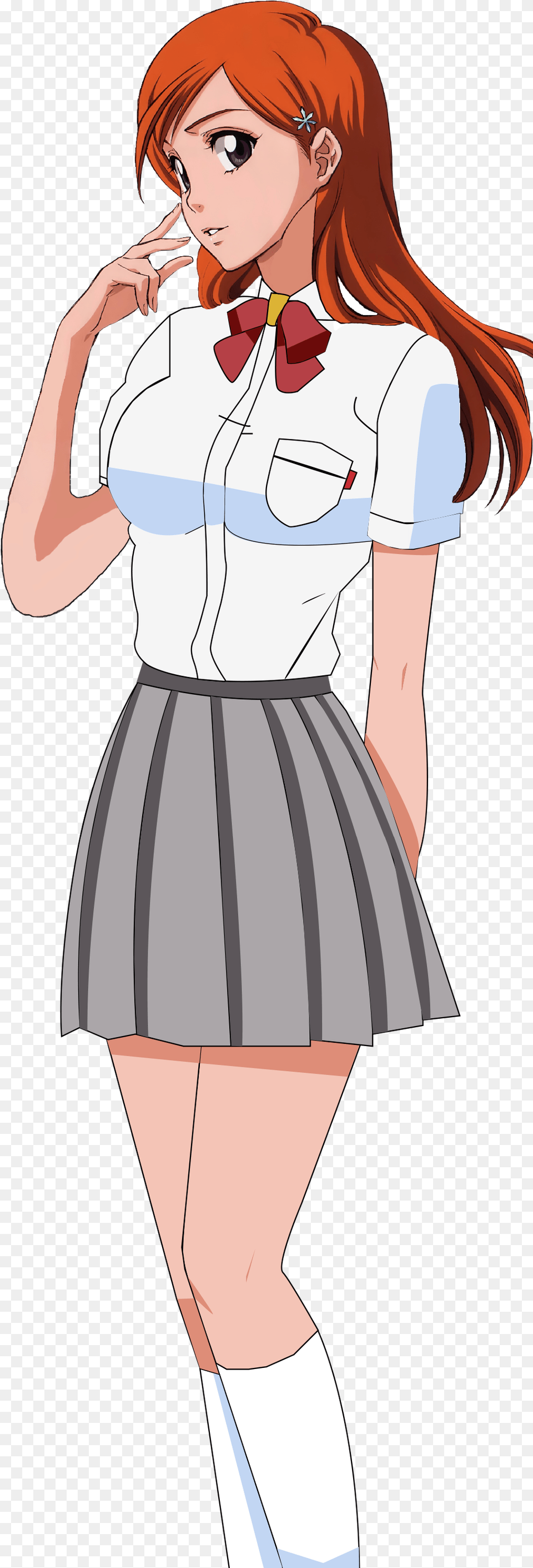 Pretty Much Finished Making Orihime Inoue In Her School Orihime Inoue, Book, Publication, Comics, Adult Free Png