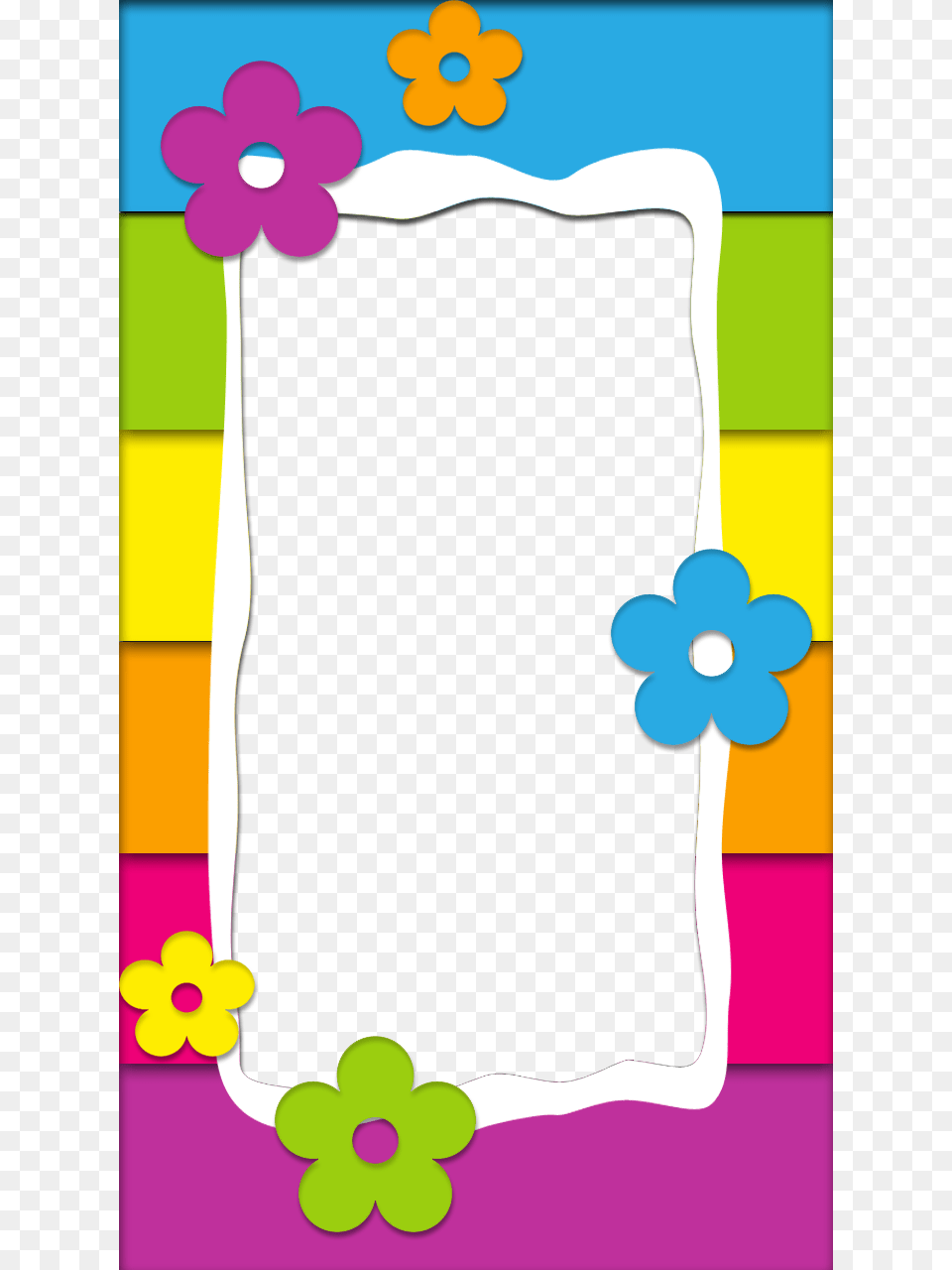 Pretty Multicolour Flower Frame Flower, Paper, Dynamite, Weapon, Text Free Png