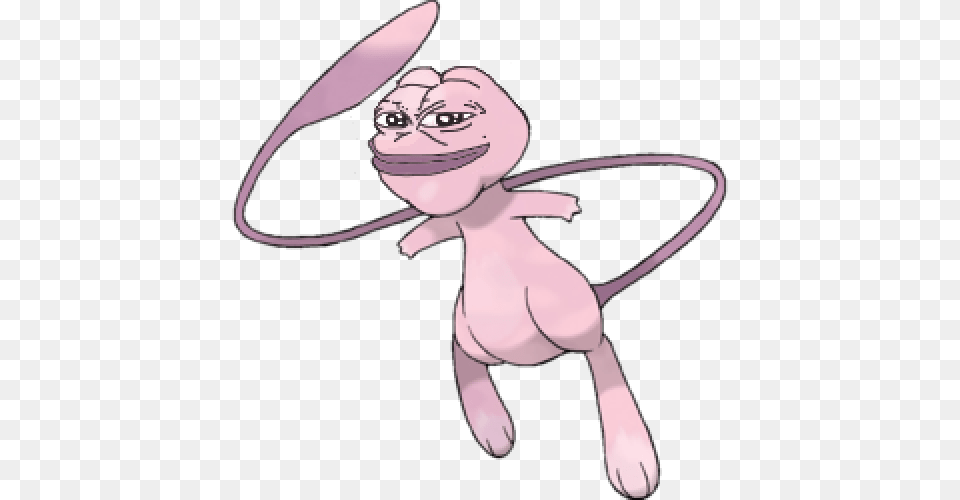Pretty Rare Pepe Pokemon Mew, Baby, Cartoon, Person, Face Png Image