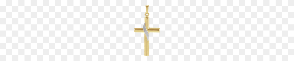 Pretty Rose And White Gold Cross Pendant Gracious Rose, Symbol Png Image