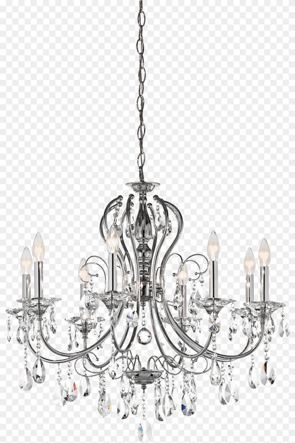 Pretty Silver And Chandeliers Mini Chandelier, Lamp Png Image