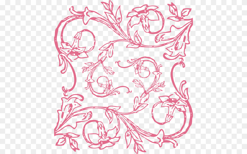 Pretty Swirl Cliparts Floral Tile, Art, Floral Design, Graphics, Pattern Png