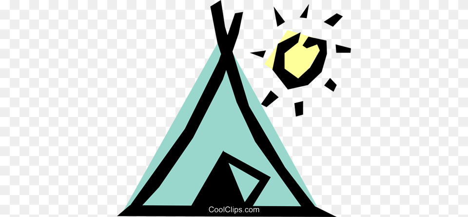 Pretty Teepee Clip Art With Resolution, Triangle, Tent, Camping, Outdoors Png Image