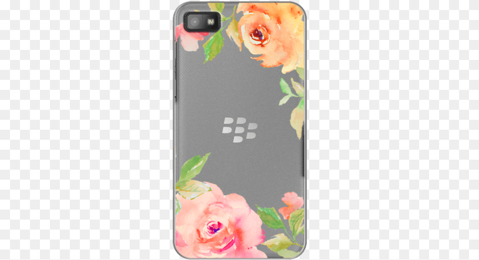 Pretty Watercolor Flowers In Pink Yellow Amzer Border Bumper Protective Case Back Cover, Electronics, Mobile Phone, Phone, Rose Free Png