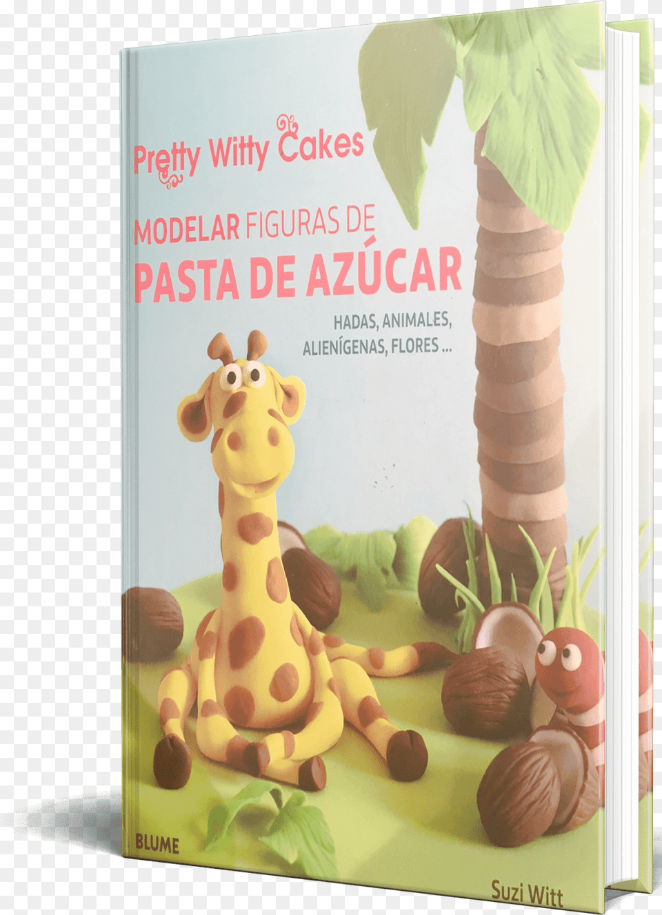 Pretty Witty Cakes And Suzi Witt Book Cover Spanish Giraffidae, Advertisement, Poster, Toy, Food Png Image