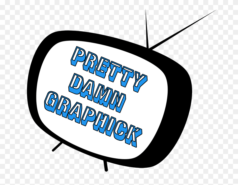 Prettydamngraphick Interrupts The Regularly Scheduled Program, Sticker, Text Free Png