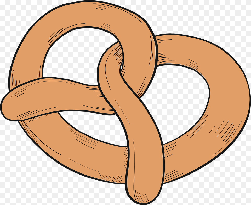 Pretzel Clipart, Knot Free Transparent Png