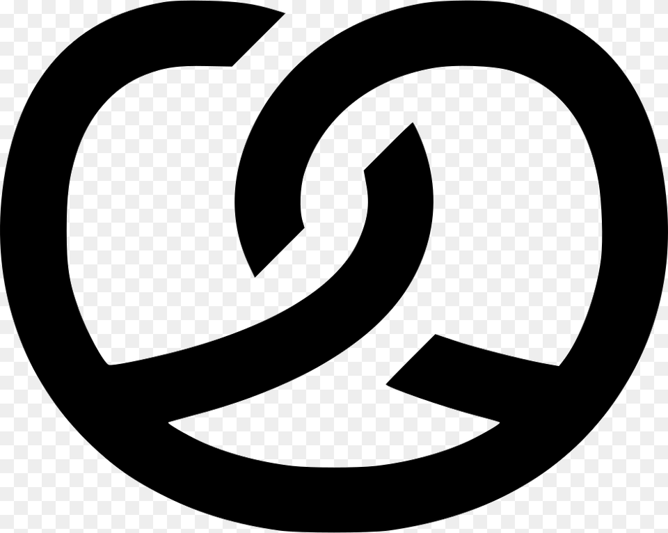 Pretzel Icon Symbol, Alphabet, Ampersand, Text Free Png Download