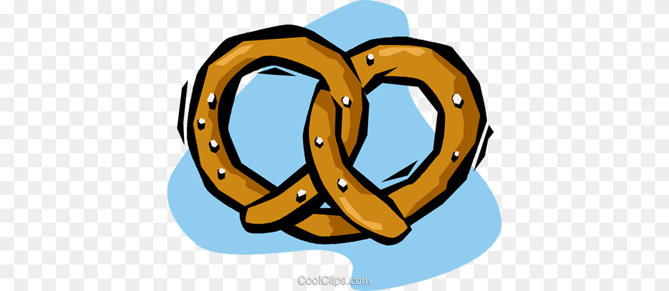 Pretzel Royalty Vector Clip Art Illustration, Food, Ammunition, Grenade, Weapon Free Png Download