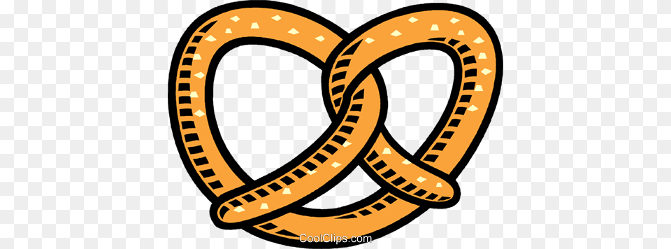 Pretzel Royalty Vector Clip Art Illustration, Food Png