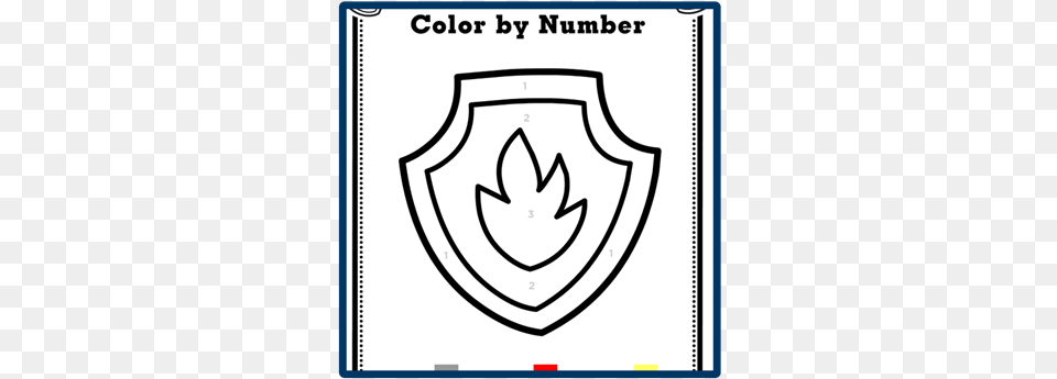 Prev Funny Paw Patrol Coloring Page, Armor, Shield, Symbol Free Png Download