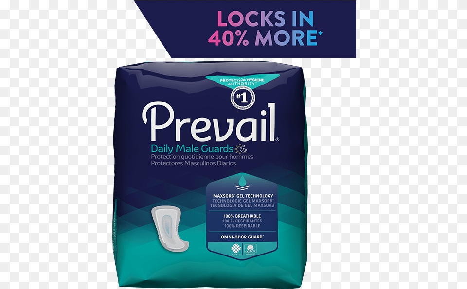 Prevail Male Guards Incontinence Aid, Advertisement, Diaper, Business Card, Paper Png Image