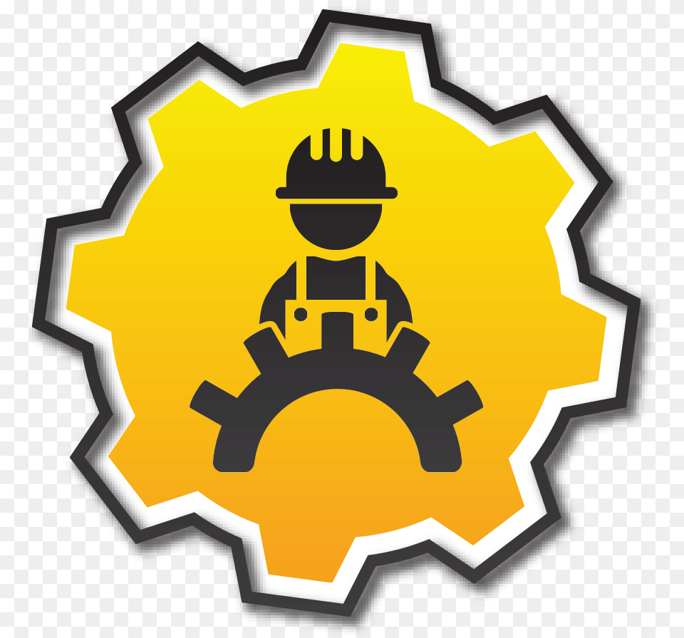 Prevencion Y Seguridad Social, Logo, Badge, Symbol, Bulldozer Free Transparent Png