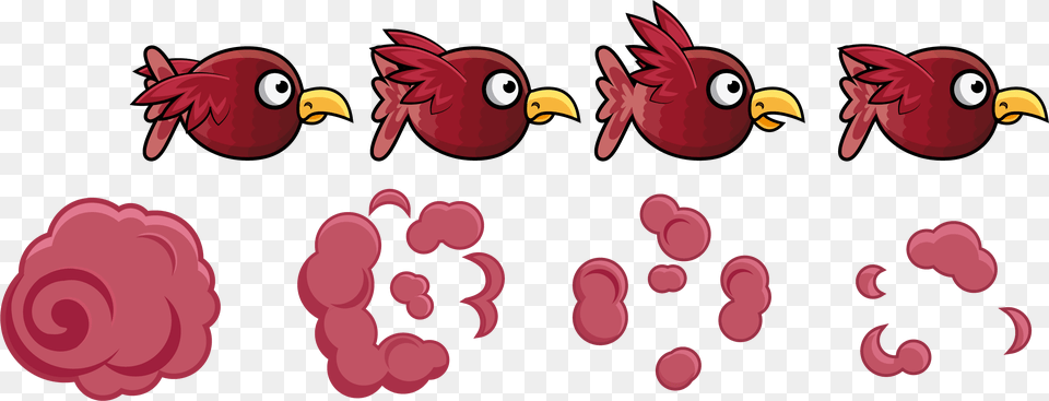 Preview 2d Animation, Maroon, Animal, Bird Free Transparent Png