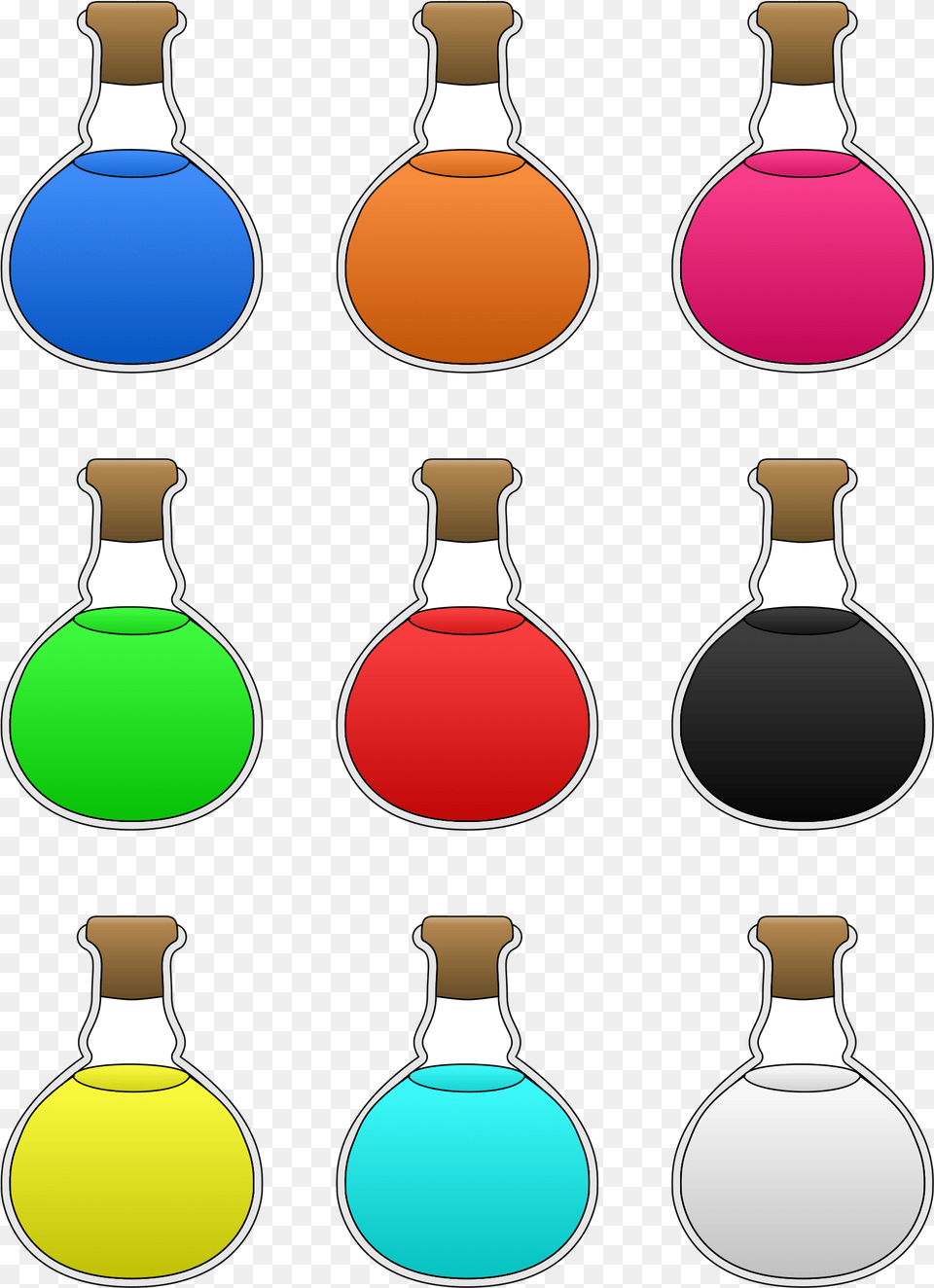 Preview Clipart Potions, Glass, Light Png Image