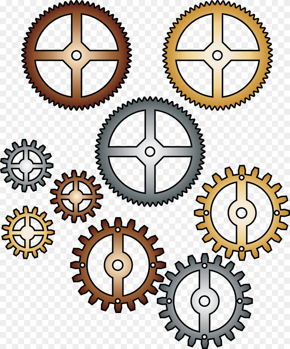 Preview Gear Sprite, Machine, Wheel, Bulldozer, Spoke Png Image