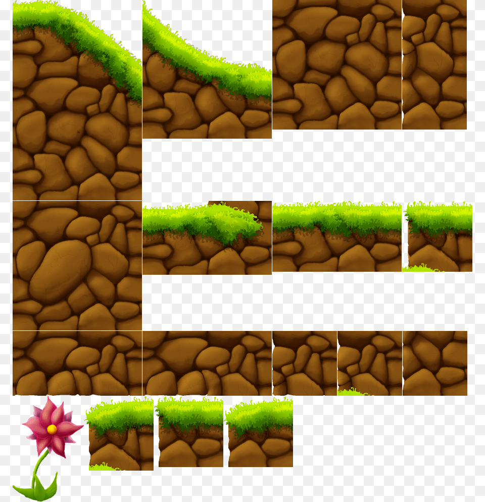 Preview Ground Sprites, Art, Pebble, Road, Collage Free Transparent Png