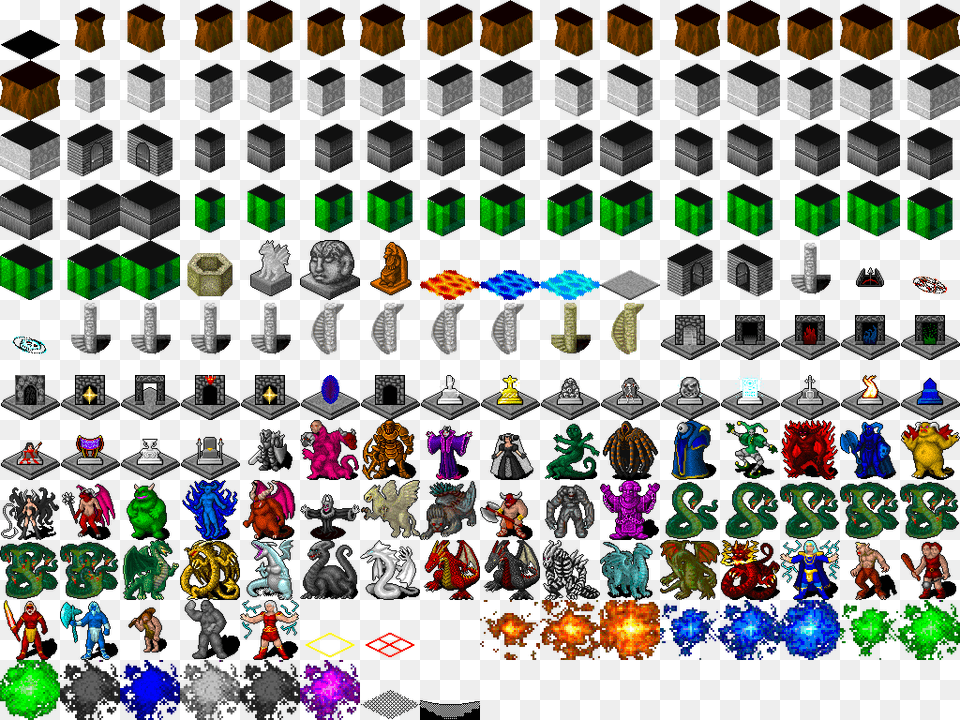 Preview Isometric Roguelike Tiles, Purple, Pattern, Person, Art Png