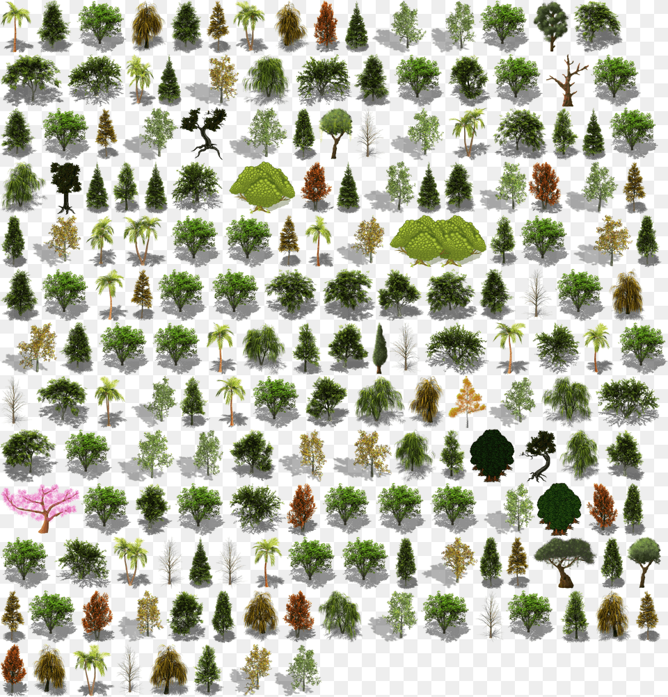 Preview Pixel Art Tree Pack Free Png Download