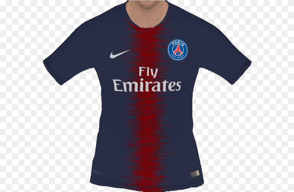 Preview Psg Update Psg 2018 Kit, Clothing, Shirt, T-shirt, Jersey Free Transparent Png
