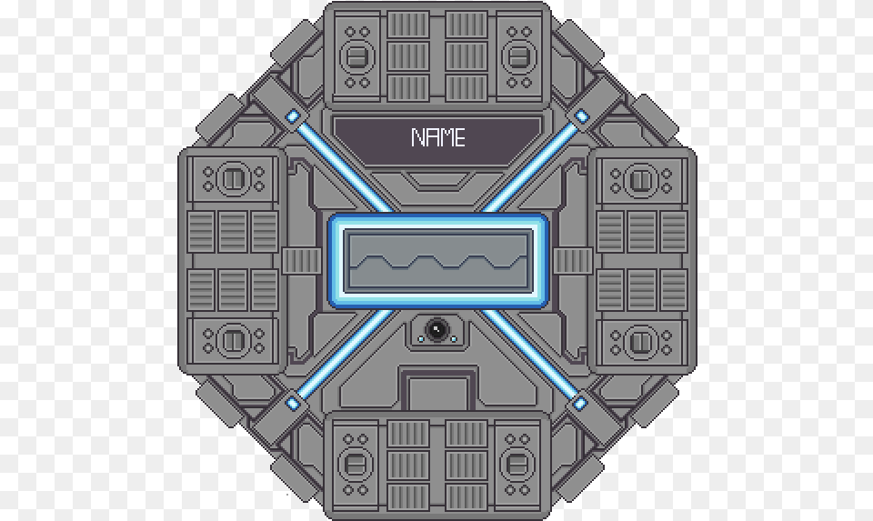 Preview Space Station Top Down, Electronics, Hardware, Scoreboard, Computer Hardware Free Png