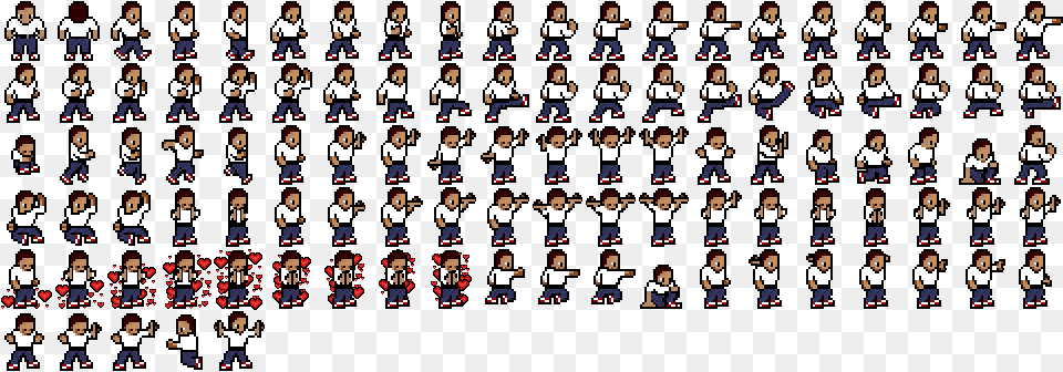 Preview Sprites 2d Pixel Art, People, Person, Graduation, Crowd Free Transparent Png