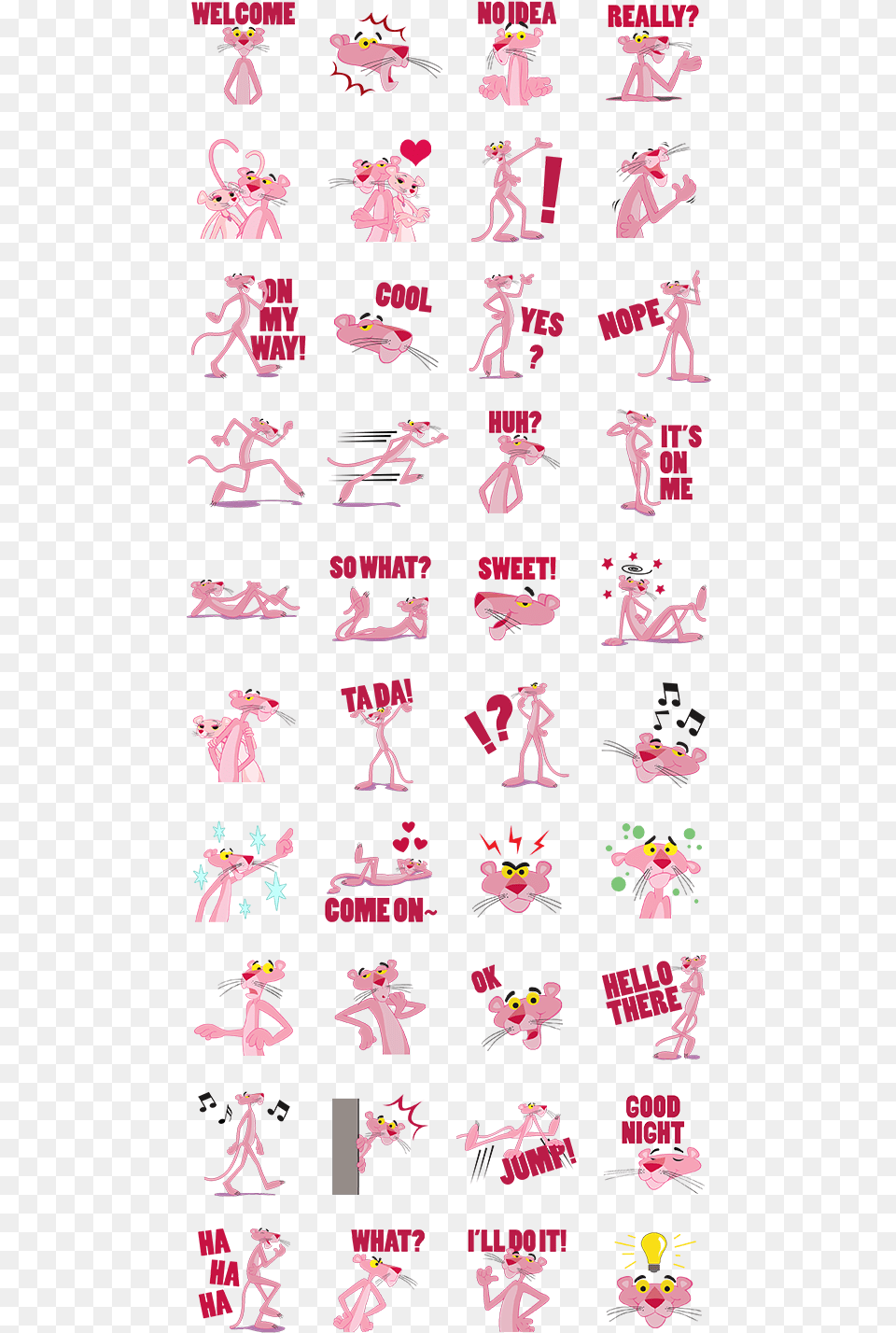 Previewbig Pink Panther Sticker, Person, Dancing, Leisure Activities Free Png