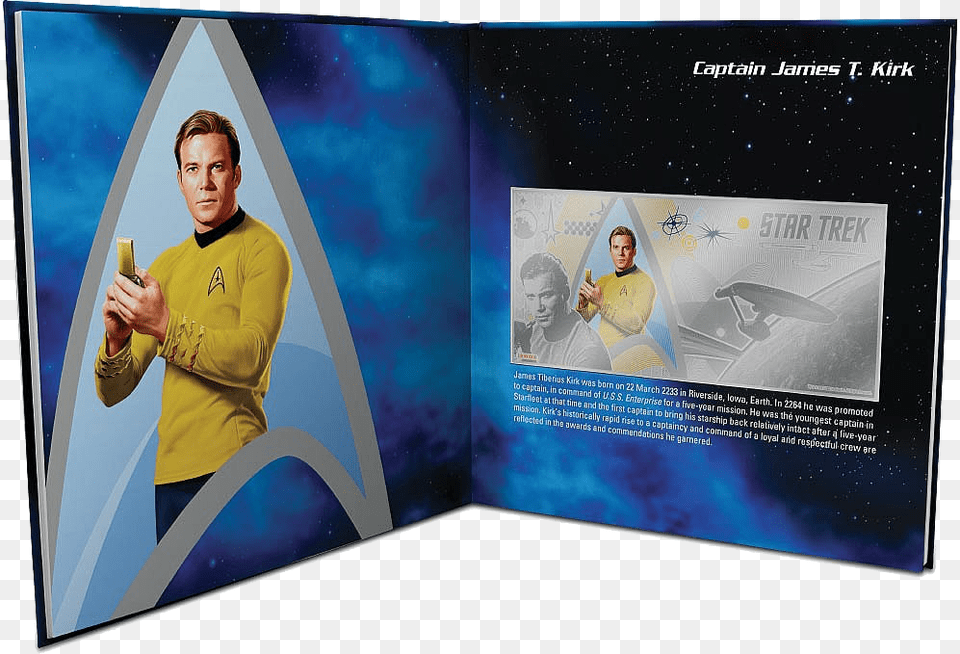 Previous 2016 Star Trek Captain James T Kirk, Advertisement, Poster, Clothing, Coat Png
