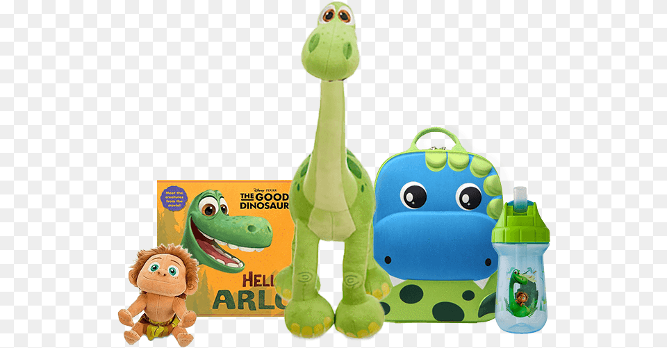 Previous First Years The Good Dinosaur Sippy Cups 3 Pack, Plush, Toy, Teddy Bear, Bag Png Image