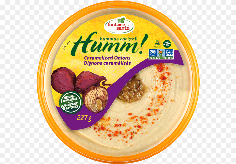 Previous Humm Caramelized Onion Hummus, Food, Plate, Dish, Meal Free Transparent Png