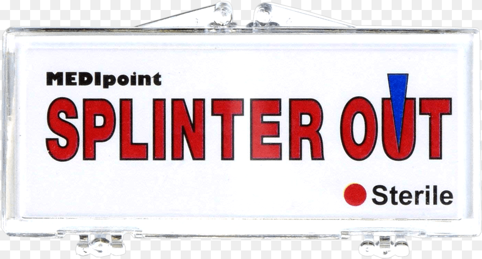 Previous Medipoint Splinter Out Splinter Remover 40 Count, License Plate, Transportation, Vehicle, Text Png