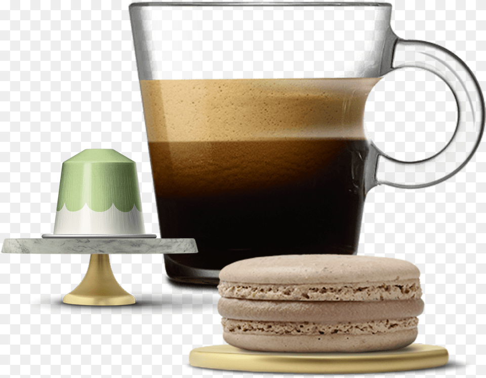 Previous Nespresso Paris Black, Cup, Food, Sweets, Glass Free Png Download