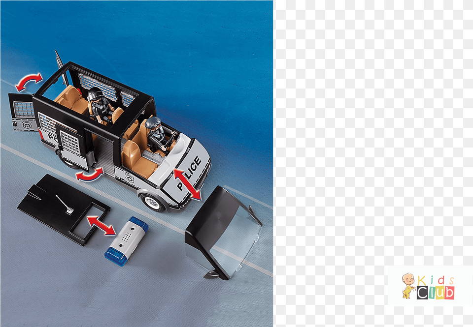 Previous Next Playmobil 6043 City Action Police Playmobil Police Van, Car, Transportation, Vehicle, Pickup Truck Png