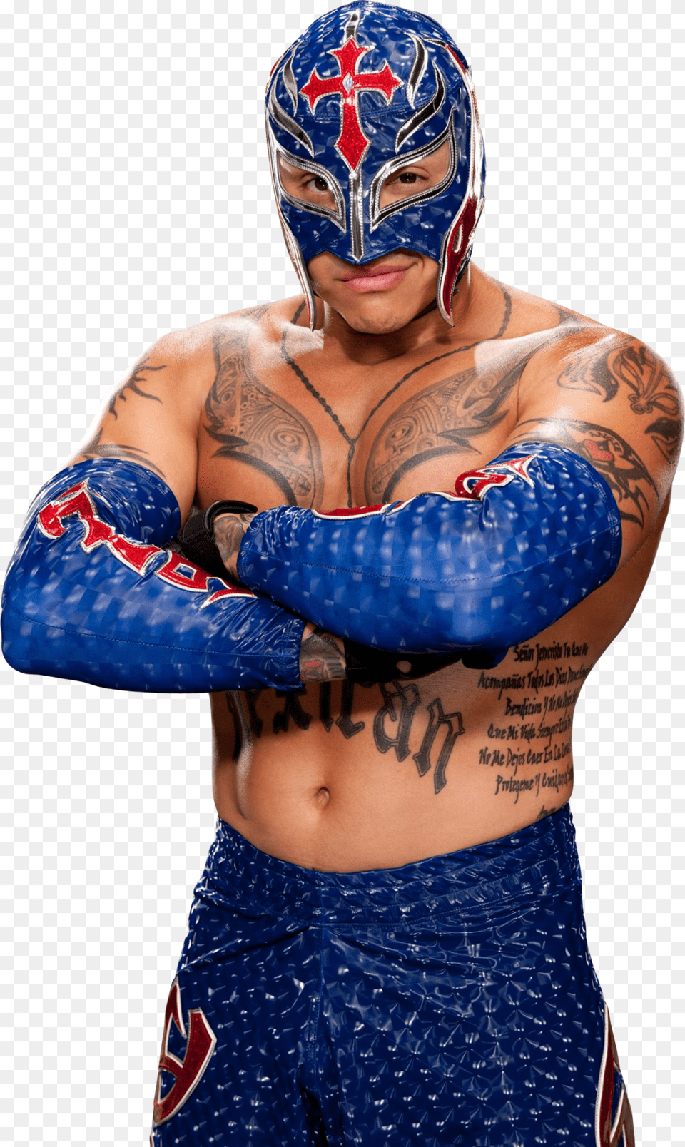 Previous Wwe Rey Mysterio, Person, Skin, Tattoo, Adult Free Png