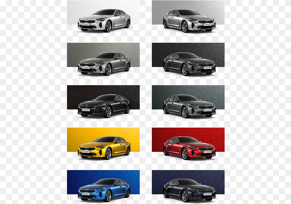 Previously Unimaginedltbr Gtinnovative Colors Kia Stinger All Colors, Alloy Wheel, Vehicle, Transportation, Tire Png