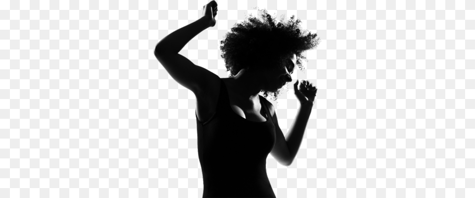 Previousnext Black Woman Silhouette Dancing, Adult, Person, Hand, Finger Free Transparent Png