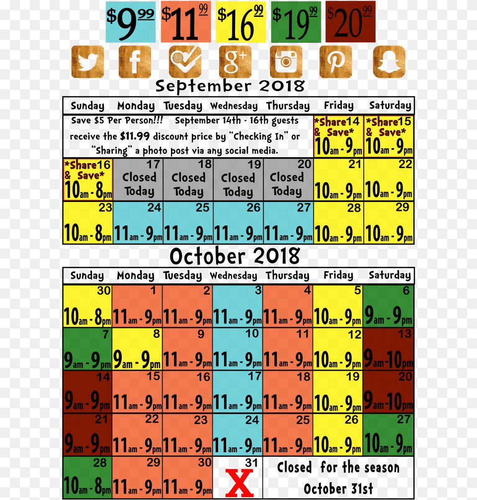 Price Amp Dates Calendar Bengtson Pumpkin Patch Farm Calendar, Text, Scoreboard, Number, Symbol Free Png Download