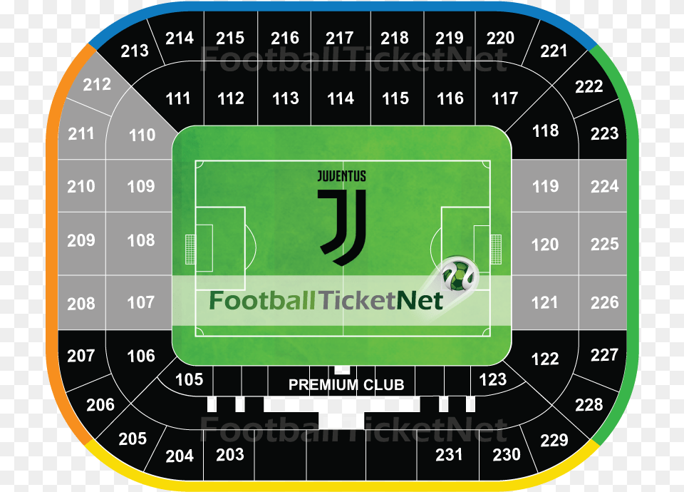 Price Range Juventus Stadium Seating Plan Png Image