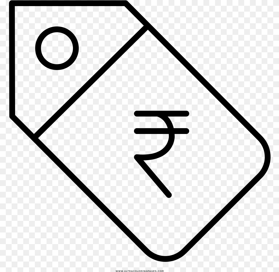 Price Tag Coloring, Gray Png Image