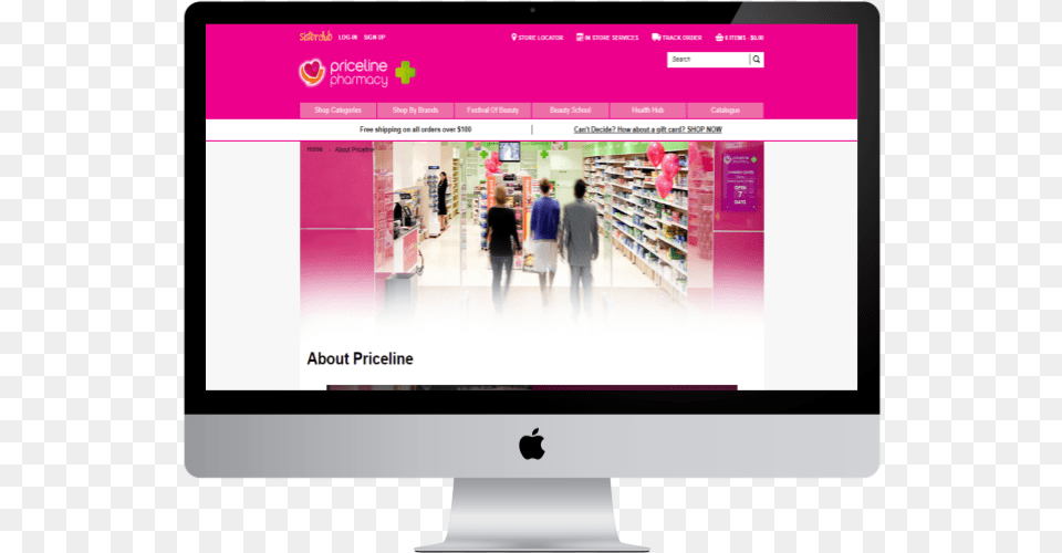 Priceline Pharmacy Case Study Web Design, Computer Hardware, Electronics, Screen, File Free Transparent Png