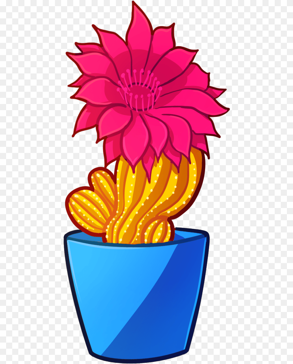 Pride Cacti Stickers Art, Dahlia, Flower, Plant, Potted Plant Png