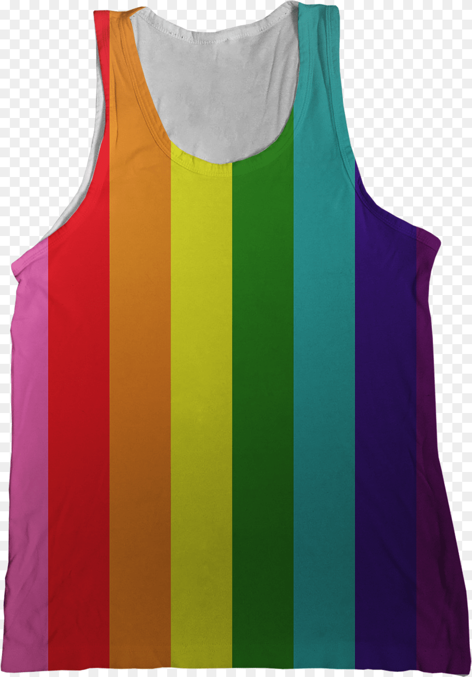 Pride Flag Tank Top, Clothing, Tank Top, Person Free Transparent Png