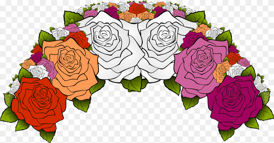 Pride Flower Crowns Alachua County Library District Crown Transparent, Art, Floral Design, Graphics, Pattern Free Png